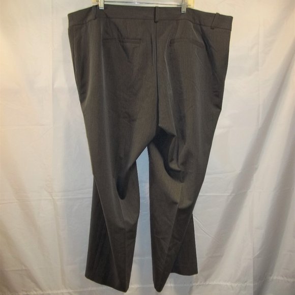 Lane Bryant Womens Dress Pants Plus Size 24S Business Casual Straight Leg Gray - Picture 2 of 4